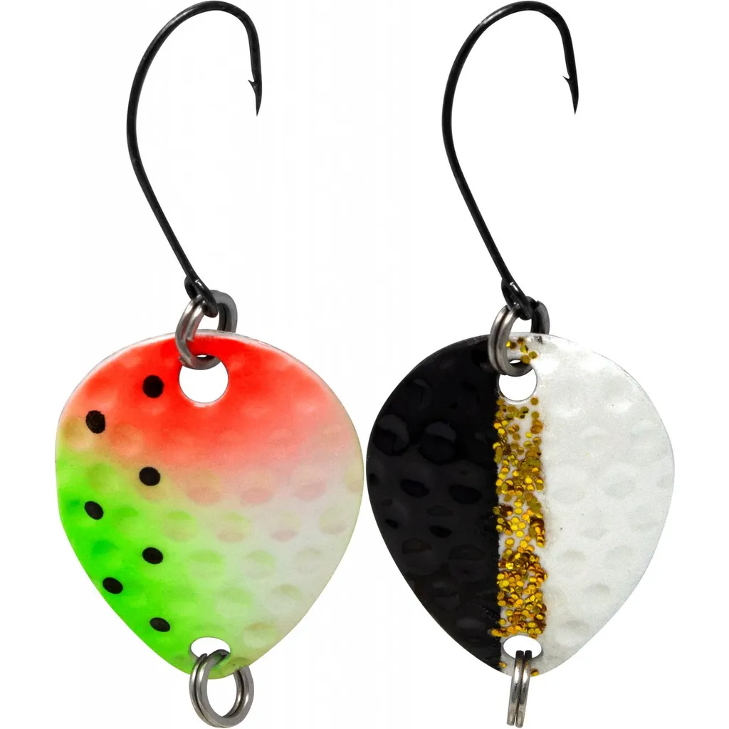 FTM Bilg Spoon 1.7g Schwarz-Weiß/Regenbogen