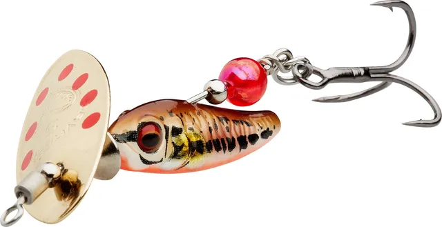 Savage Gear Sticklebait Spinner 1 4.5g Dirty Silver Red