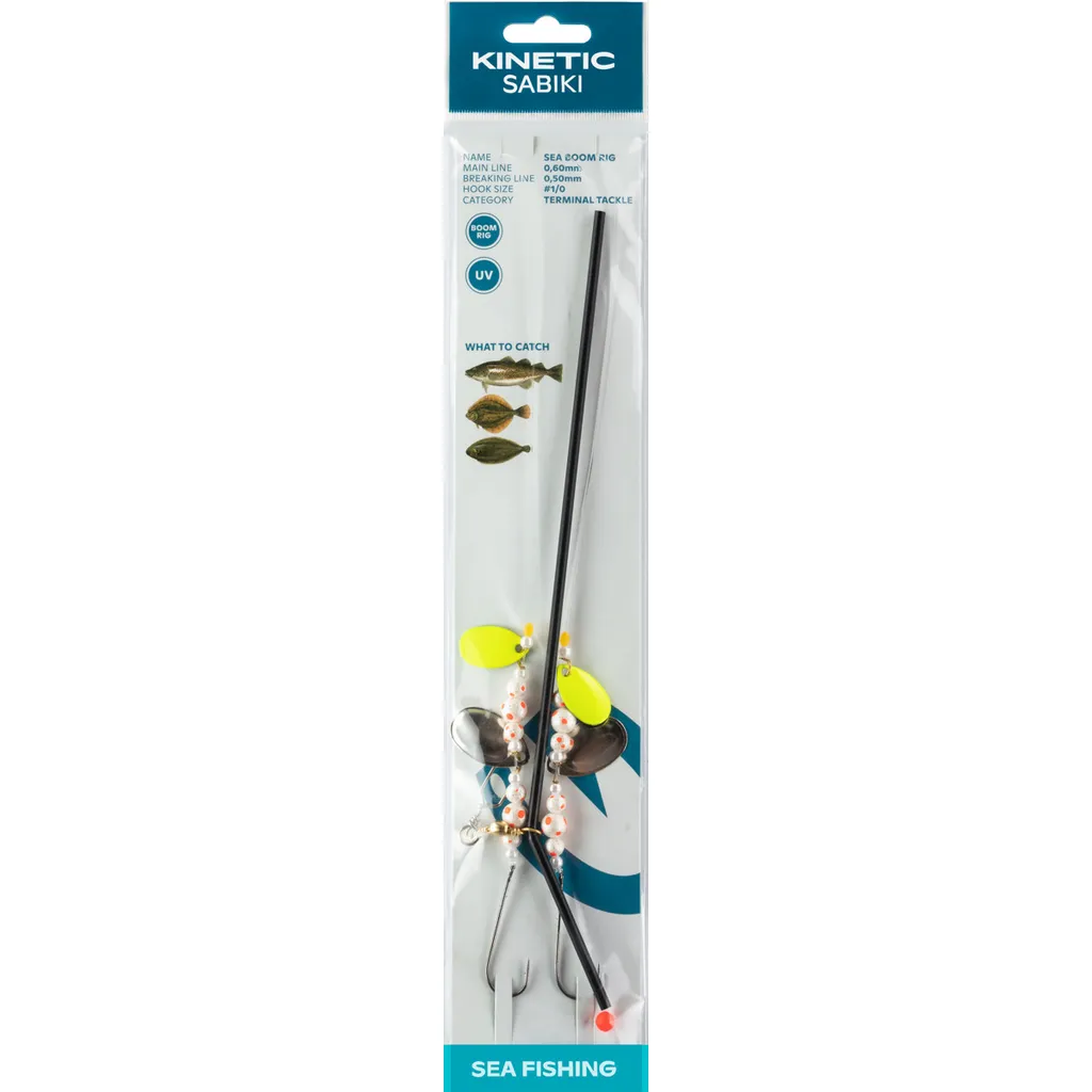 Kinetic Sabiki Sea Boom Vorfachmontagen 132 245cm #1/0 Clown