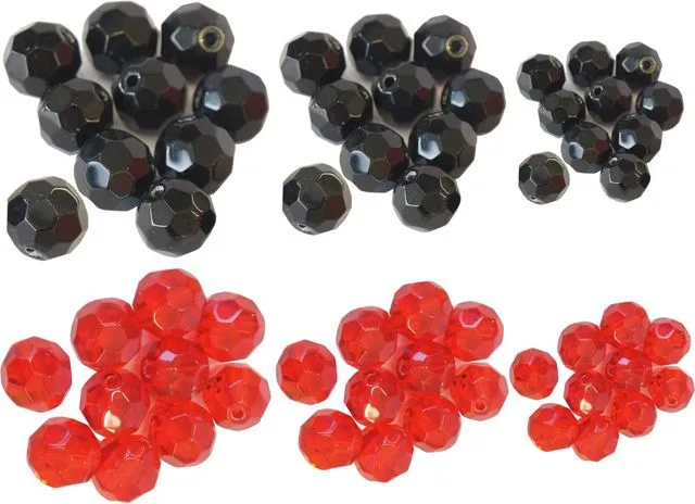 Predax Glasperlen Texas- & Carolina-Accessoires 60pcs 6–10mm Glass