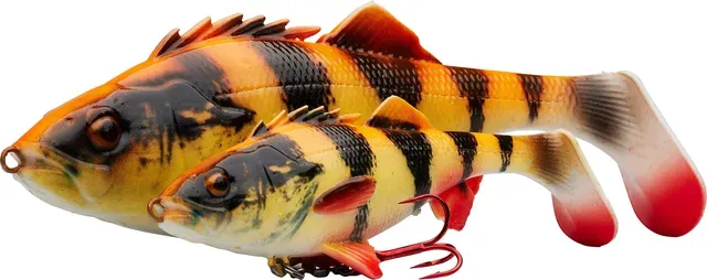 Savage Gear 4D Perch Shad 17.5cm 67g Firetiger