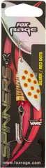 Fox Rage Blade Leaf Spinner 17.6g Silver Red Dots