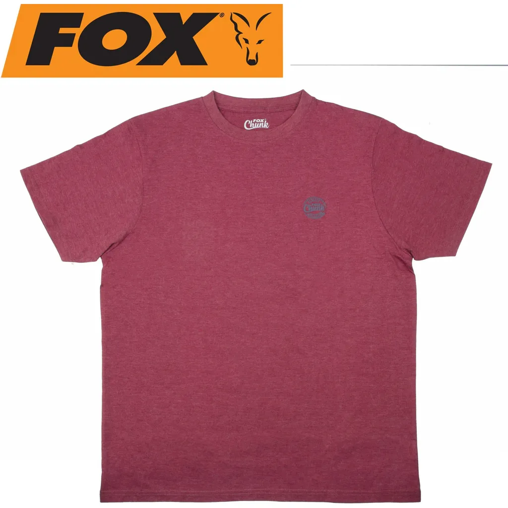 Fox Chunk Classic T-Shirt M Plum Marl