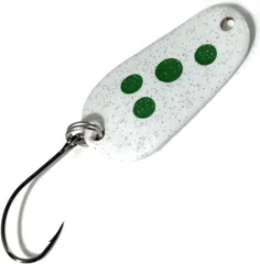 Troutwerk Spoon 2.8cm 3g White/Green Dots