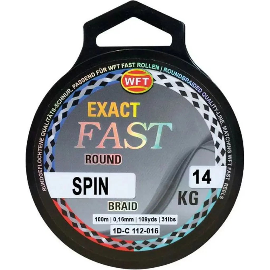 WFT Fast Spin & Braid Geflochtene Schnüre 14kg 0.16mm 100m Rot