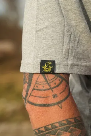 Black Cat Grey Marl T-Shirt Small