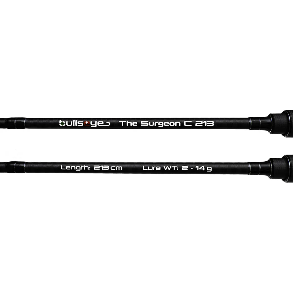 Bullseye Surgeon Cast 213 Baitcastrute 2.13m 2–14g 2pc