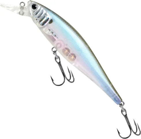 Lucky Craft Pointer 100 Wobbler 10cm 1.3m 16.5g Silver Cheek Ghost Minnow