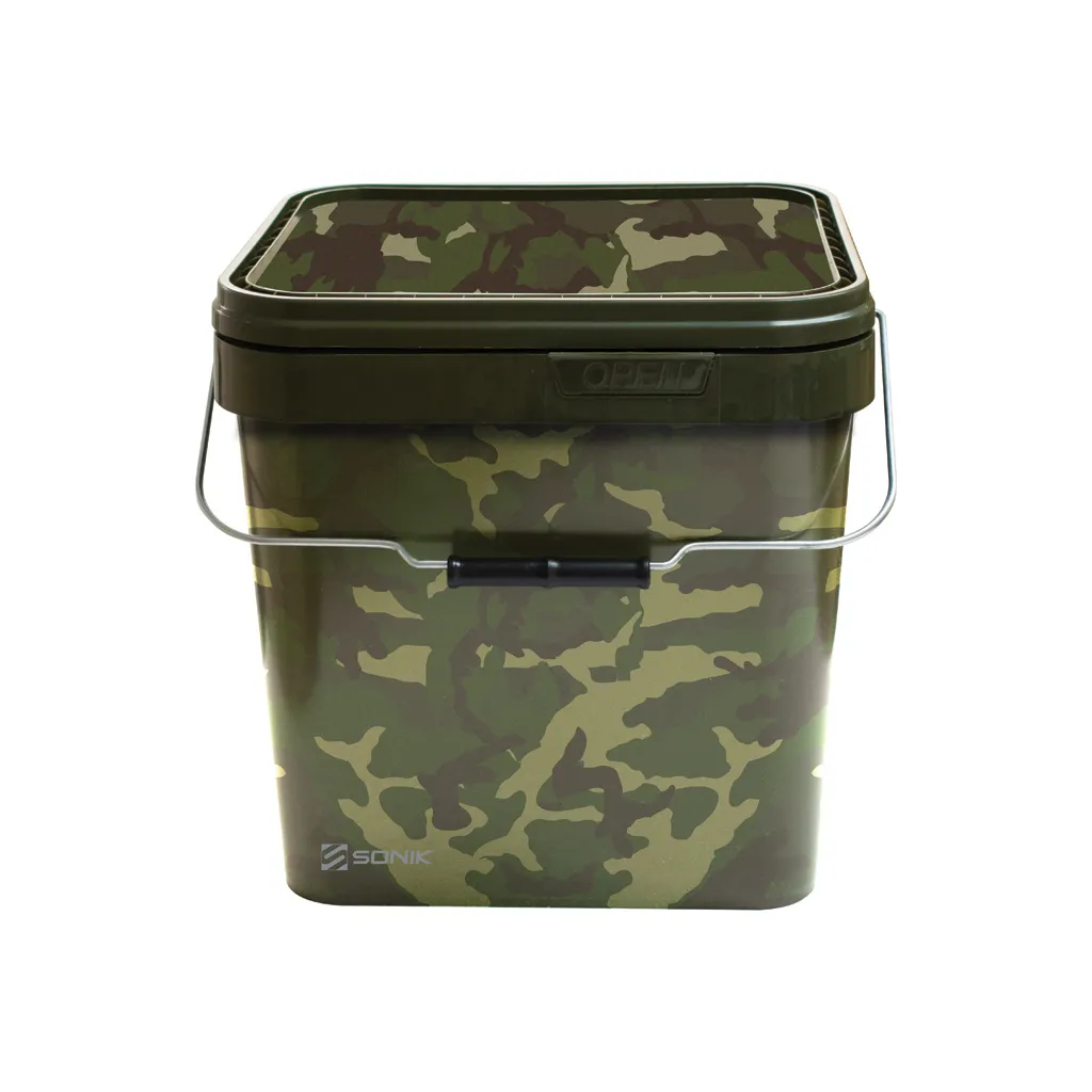 Sonik Camo Square Bucket 10L
