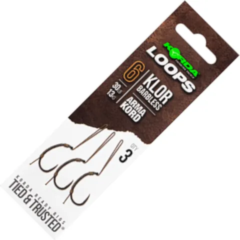 Korda Loop Rigs Klor Barbless #6