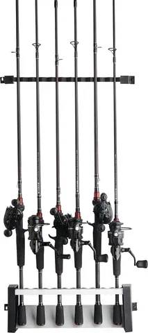 Abu Garcia Vertical 11 Rod Rack 11 Compartments Aluminium Wall-mounted