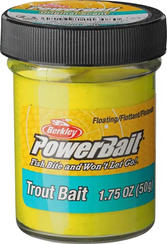 Berkley PowerBait Forellenteig Sonnenschein-Gelb 50g