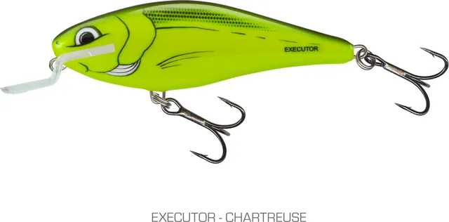 Salmo Executor Shallow Runner Crankbait 12cm 2.5–5m 33g Chartreuse