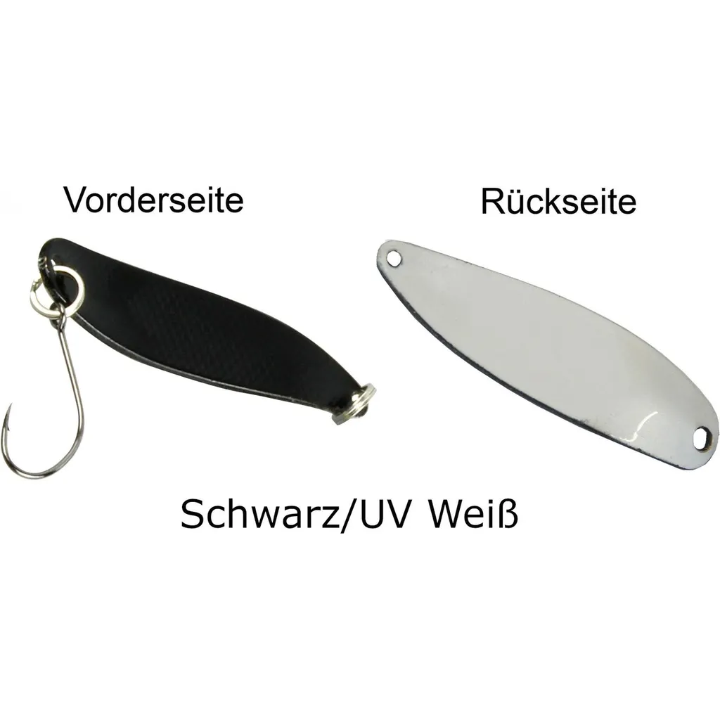FTM Spoon Hammer 3.3cm 2.4g Schwarz/UV Weiß