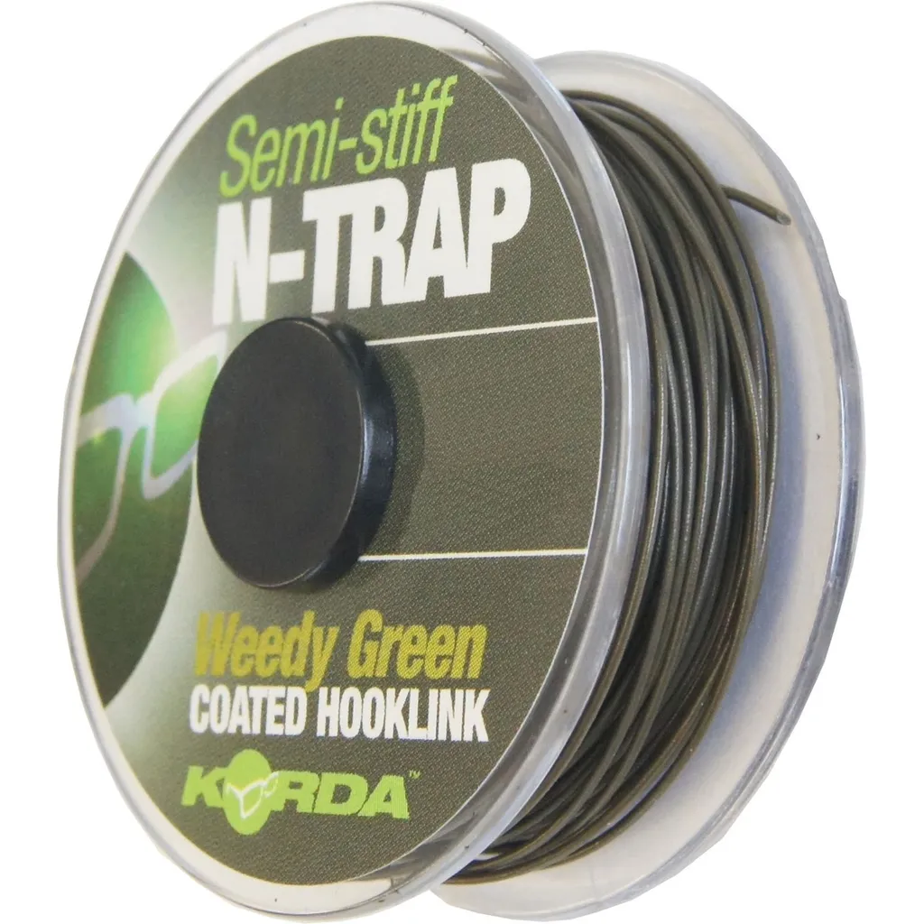 Korda N-TRAP Semi Stiff Vorfachschnur 6,8kg Kraut