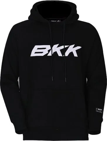 BKK Hoodie Black 83% Cotton, 17% Polyester