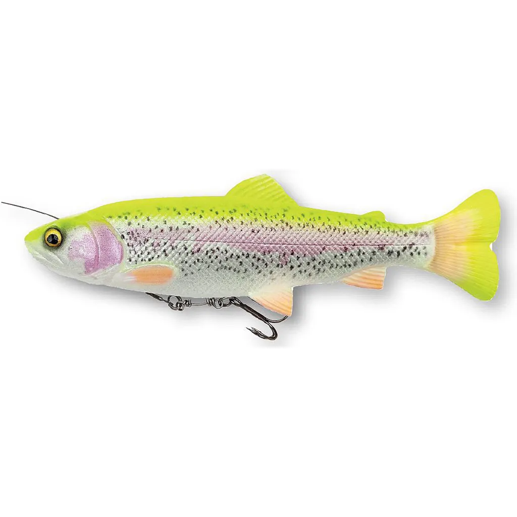 Savage Gear 4D Line Thru Pulse Tail Trout Swimbait 20cm 102g Lemon Trout