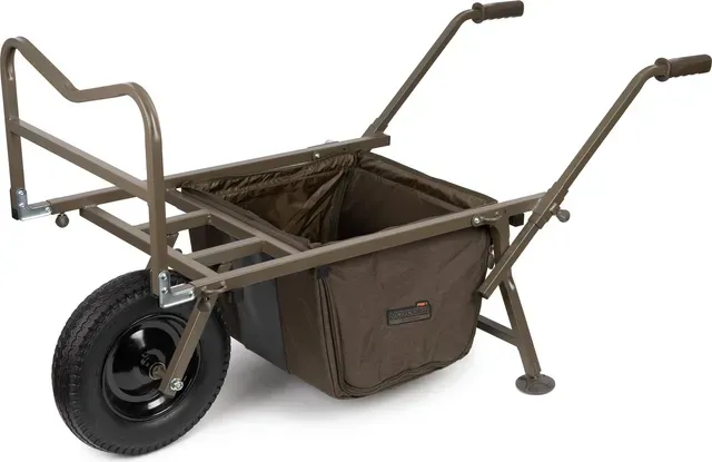 Fox Voyager Barrow 90–113cm 14.76kg Steel Pneumatic