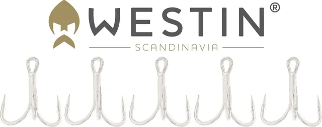 Westin W-Treble 4X-TN Hooks #2/0 5pcs