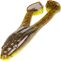 Strike King Super Toad Softbait 10cm Green Pumpkin Chartreuse Belly