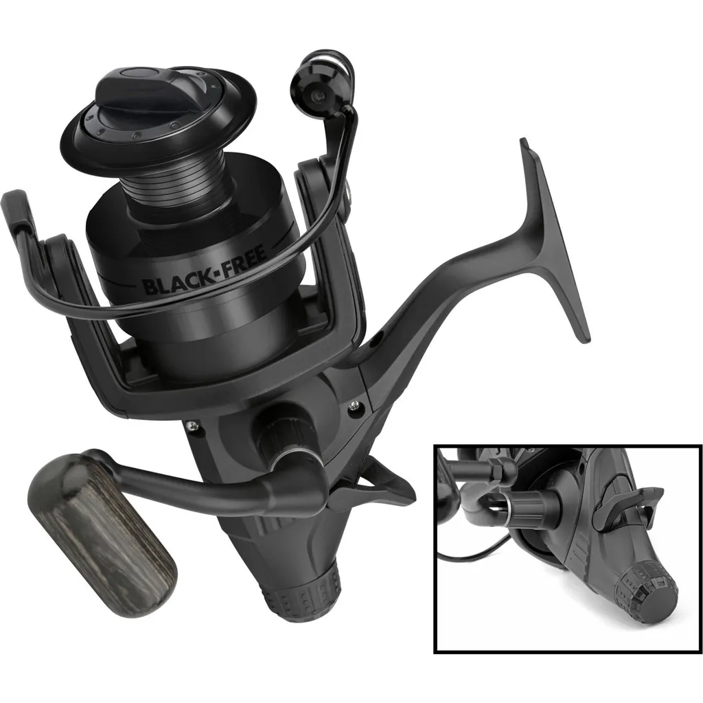 Spro Black Free LCS 555 Freilauf- und Karpfenrolle 4.8:1