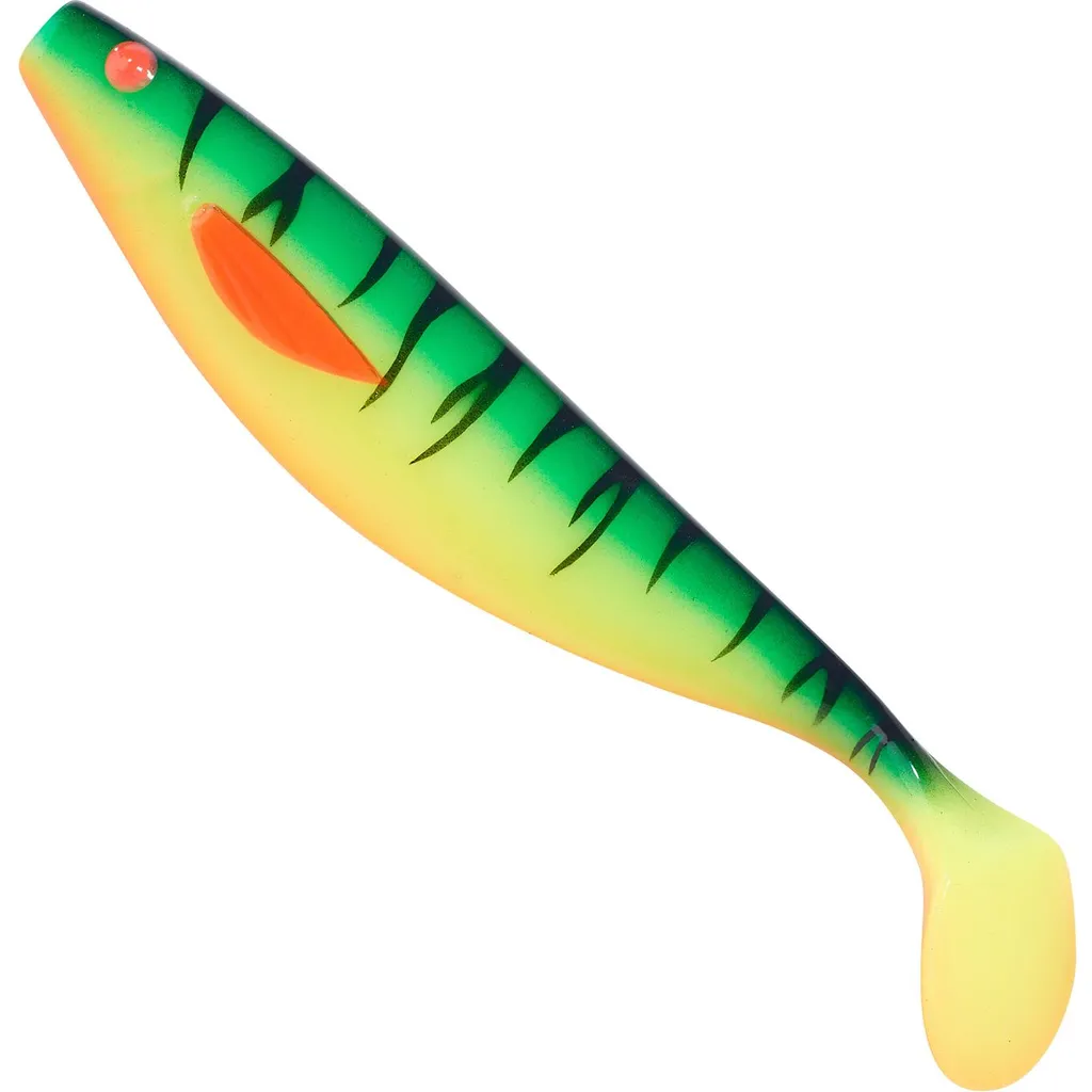 Balzer Shirasu Booster Shad Gummiköder 10cm Fire Shark