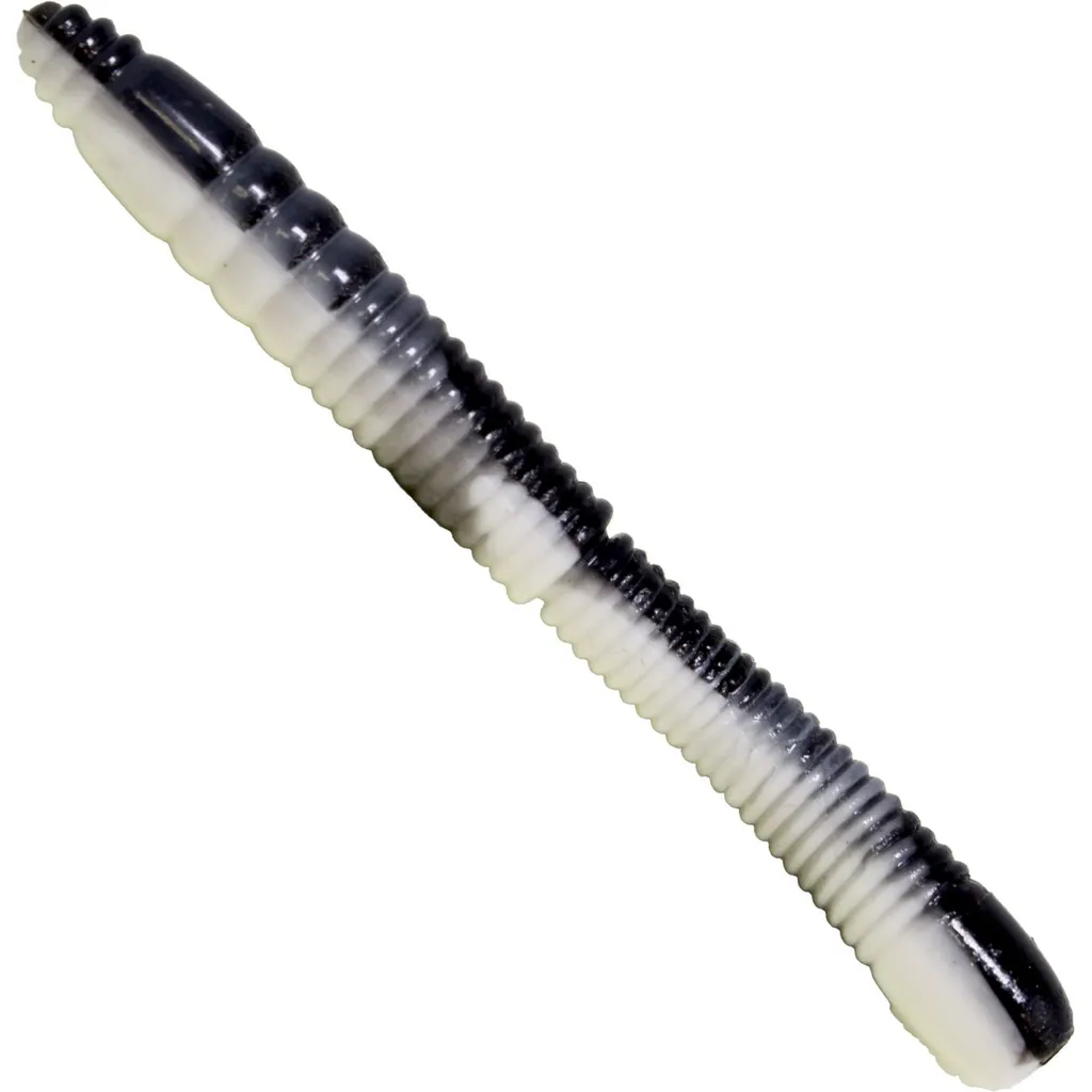 FTM Omura Baits Wurmy Gummiköder 6,5cm 15,8g Schwarz Weiß