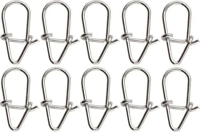 Spro Freestyle Reload Stainless Fluorocarbon Snap 4mm 12kg 10pcs