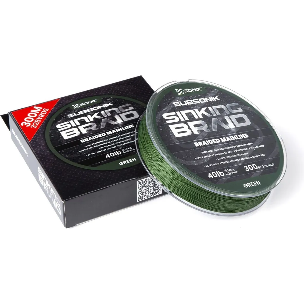 Sonik Subsonik Sinking Braid 300m 0.2mm 18.14kg