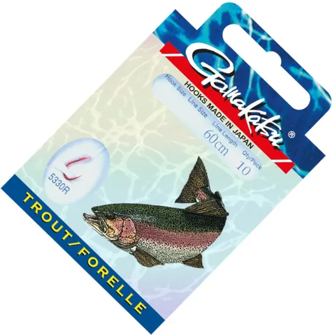 Gamakatsu Trout LS-5330 gebundene Vorfächer #10 0.16mm