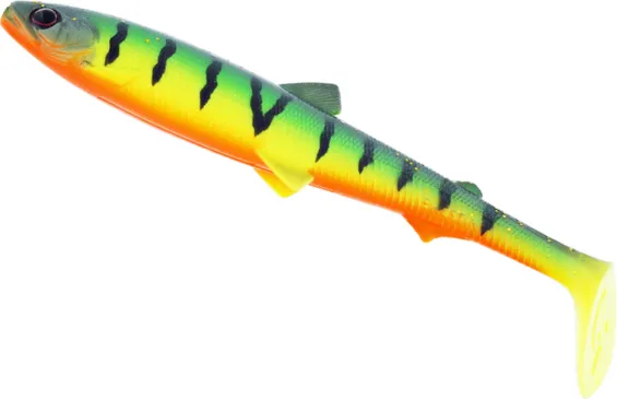 Westin BullTeez Shadtail 2pc 9.5cm 7g Tiger Perch