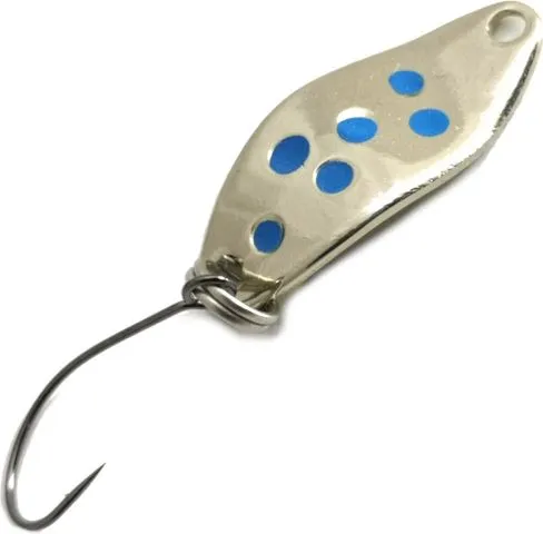 Troutwerk Spoon 1.5g 2.3cm Silver/Blue Dots