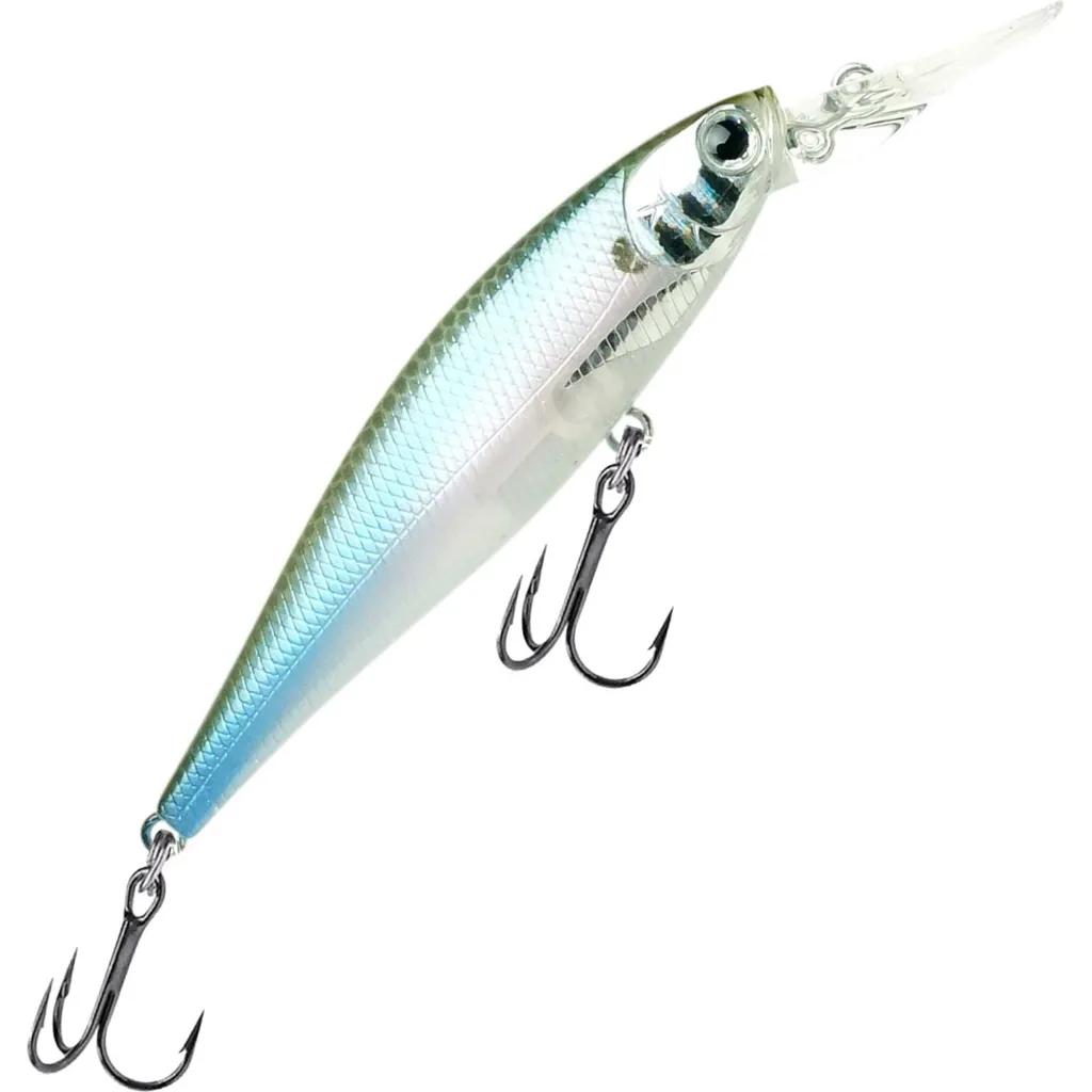 Lucky Craft Pointer 78DD Wobbler 7.8cm 9.6g Silver Cheek Ghost Minnow