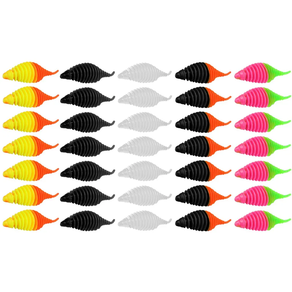 FTM Omura Baits Pongo Junior Gummiköder 4cm 0,8g Knoblauch Forelle