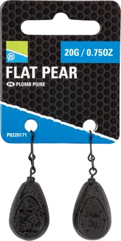 Preston Flat Pear Sinker 20g