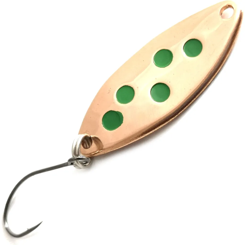 Troutwerk Spoon Blinker 70275 3.3cm 2.5g Kupfer Grün