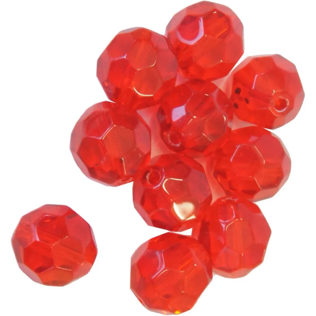 Predax Glasperlen #10 rot