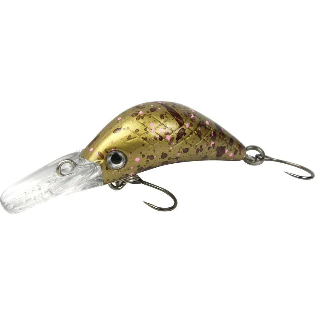 FTM Masu Security Wobbler 3cm 1.6g Goldfarben Dunkel Gepunktet UV