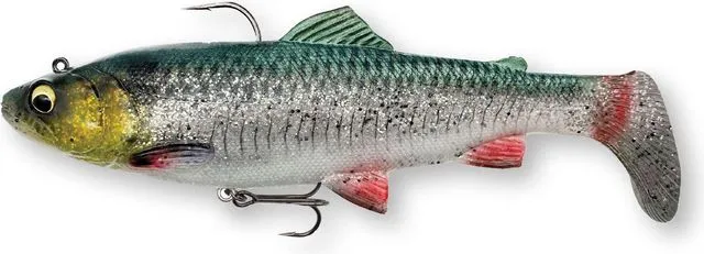 Savage Gear 4D Trout Rattle Shad 17cm 80g Green/Silver