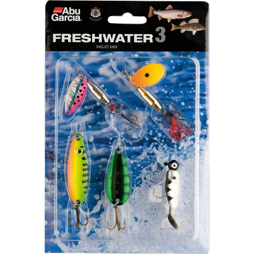 Abu Garcia FRESHWATER 3 Kunstköderset Assorted