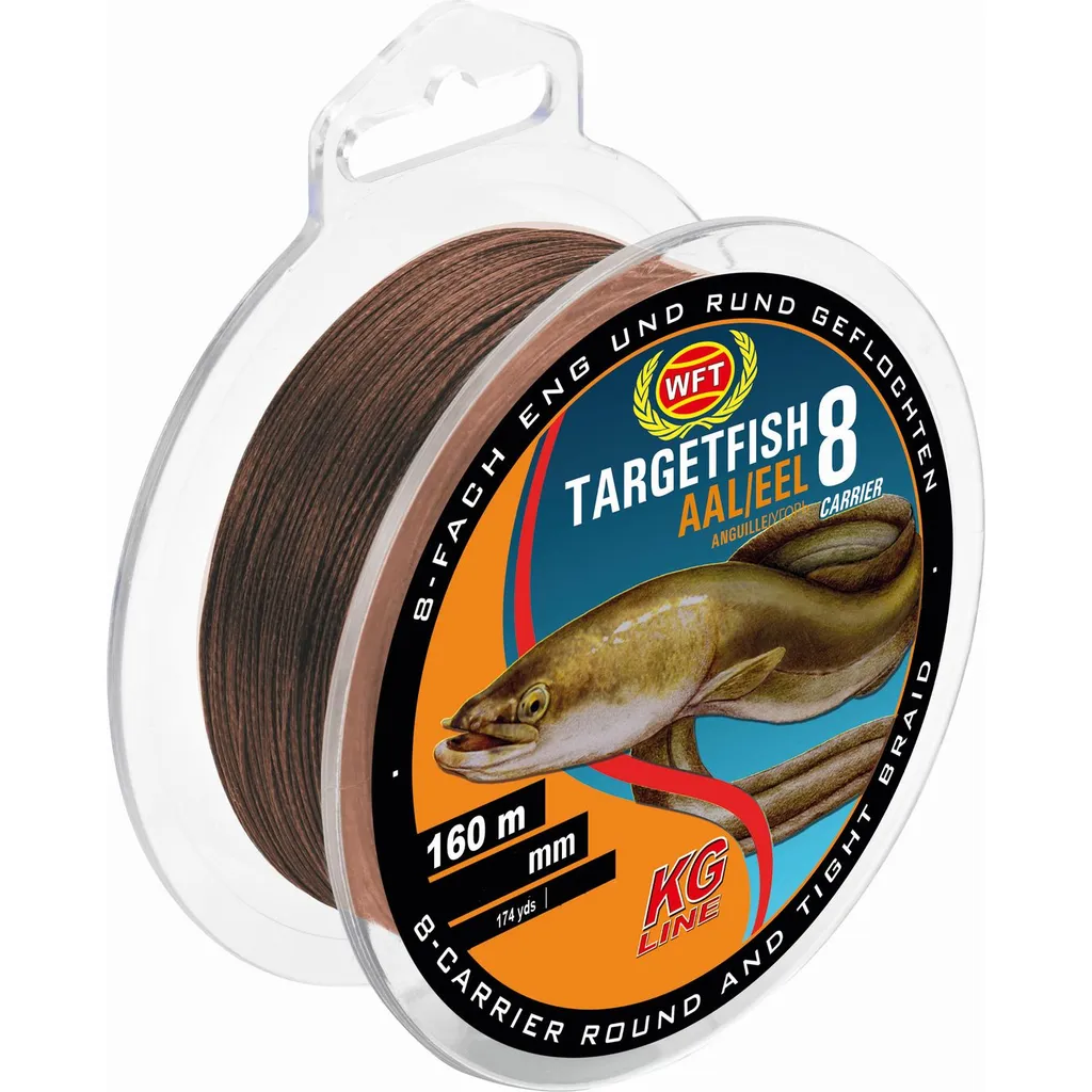 WFT TF8 Aal Geflochtene Schnur 0.18mm 14kg 160m