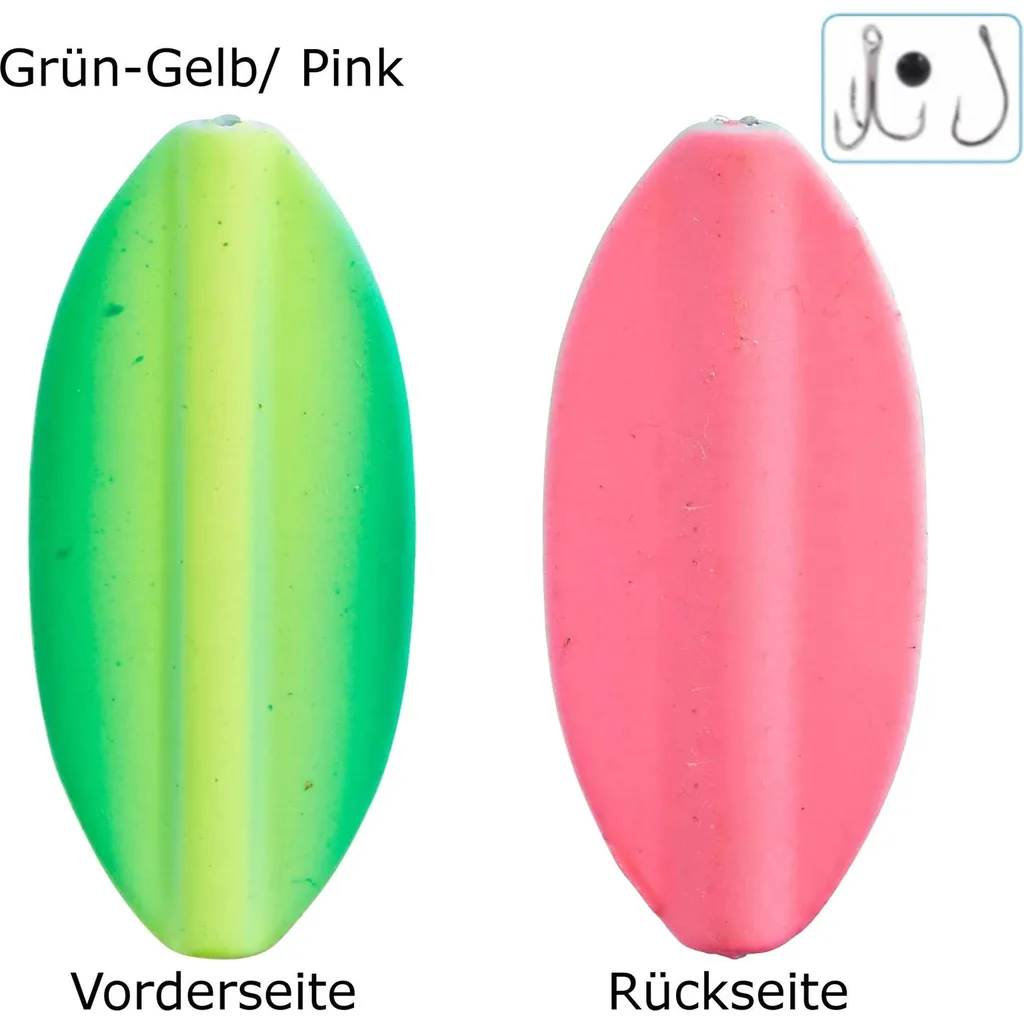 Balzer Pro Staff Series Spoon Inliner 1.9g Grün-Gelb/Pink