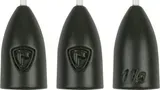 Fox Rage Tungsten Bullet Weights 11g 3pcs Matte Green