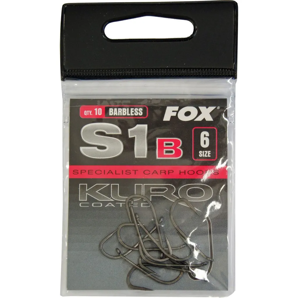 Fox Kuro S1 Series barbless Haken #6