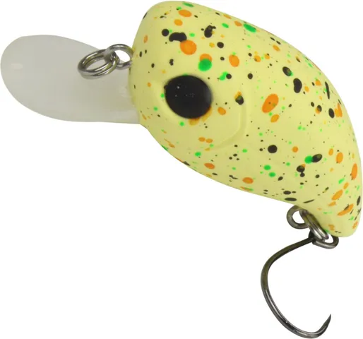 FTM Masu Pit Bull Crankbait 3cm 2.4g Gelb/Grün Gesprenkelt