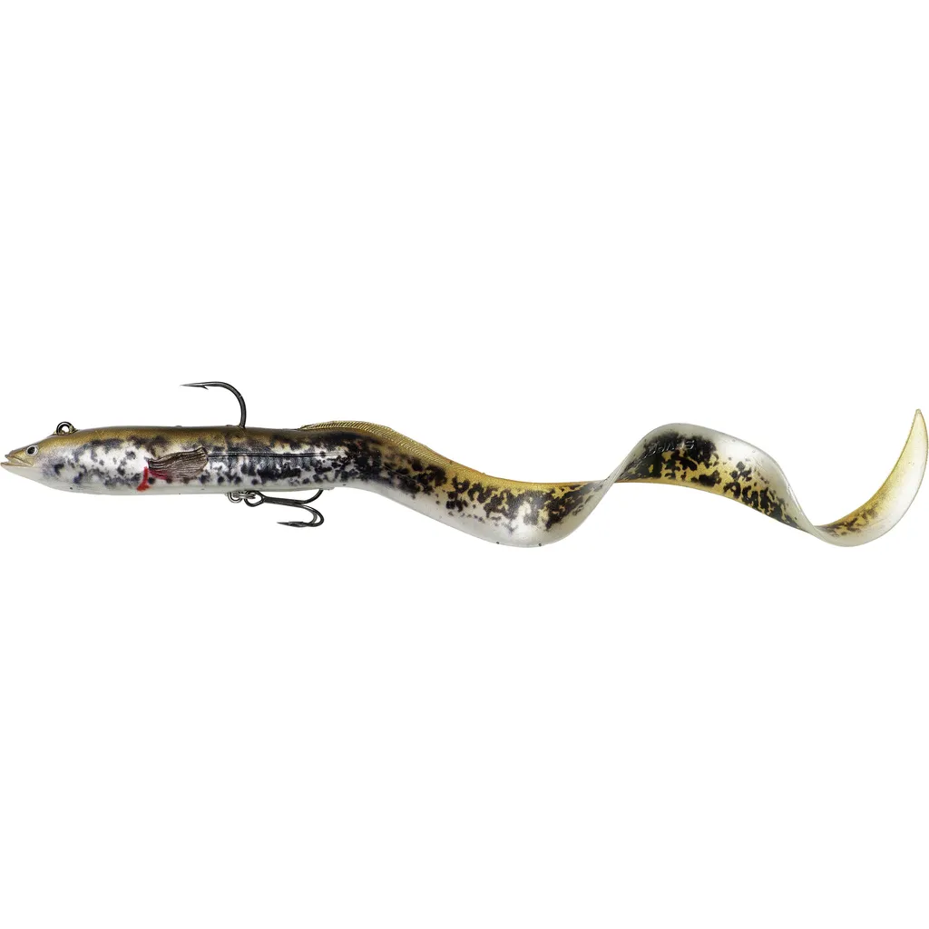 Savage Gear 4D Real Eel Swimbait 20cm 38g Olive Pearl PHP