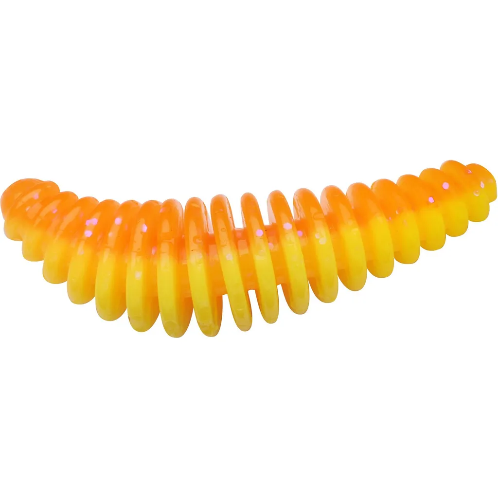 Berkley PowerBait Power Pupa Gummiköder 4.5cm Fluorescent Orange Sunshine Yellow 8pc
