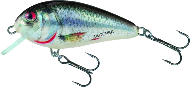 Salmo Butcher Floating Crankbait 5cm Holographic Real Dace