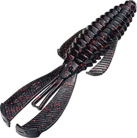 Strike King Rage Bug Softbait 10cm Black Neon