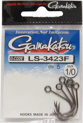 Gamakatsu LS-Serie Hooks 3423 1/0 5pcs